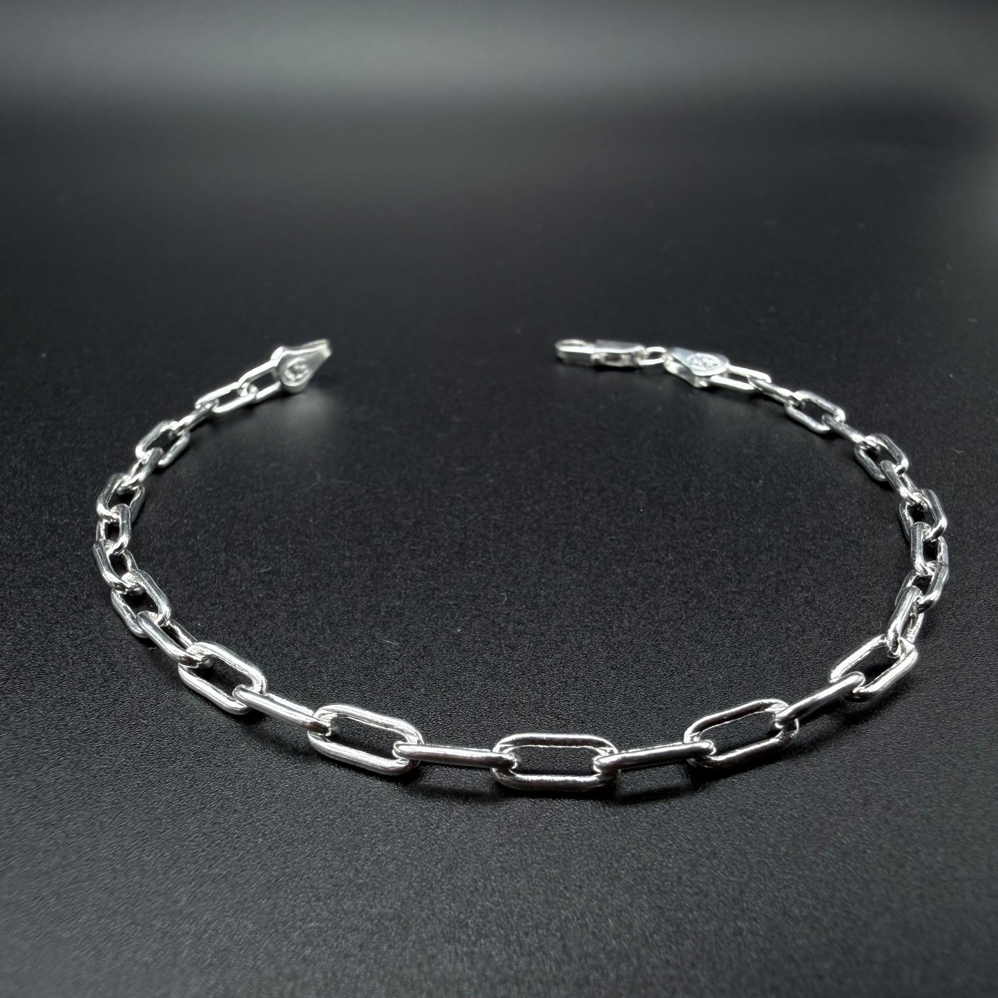 Pulsera Limada Plata 925 - 4mm