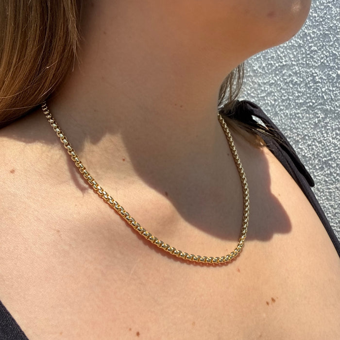 Cadena Veneciana Redonda Oro