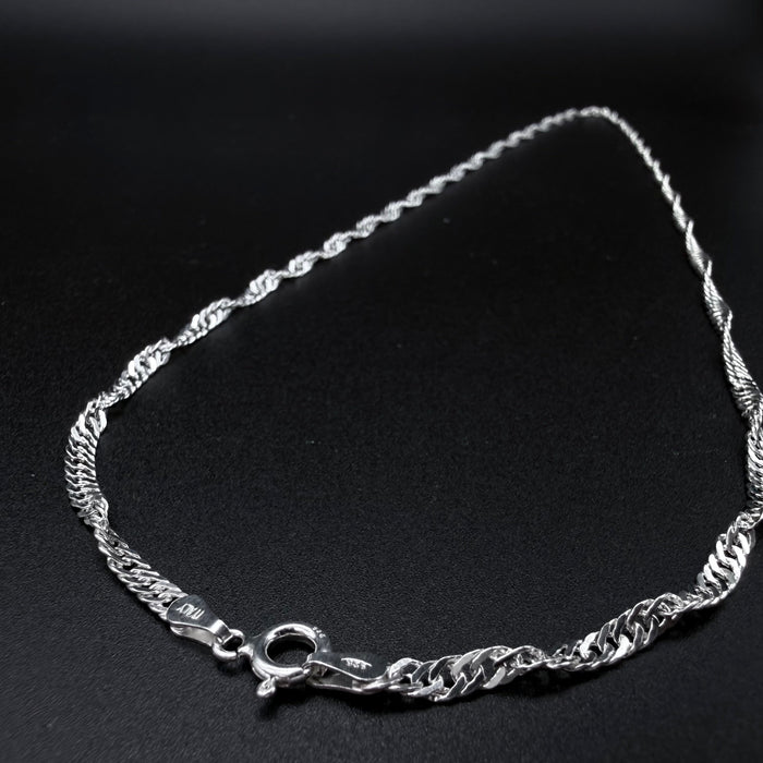 Cadena Singapur 3mm - Plata 925 Italy