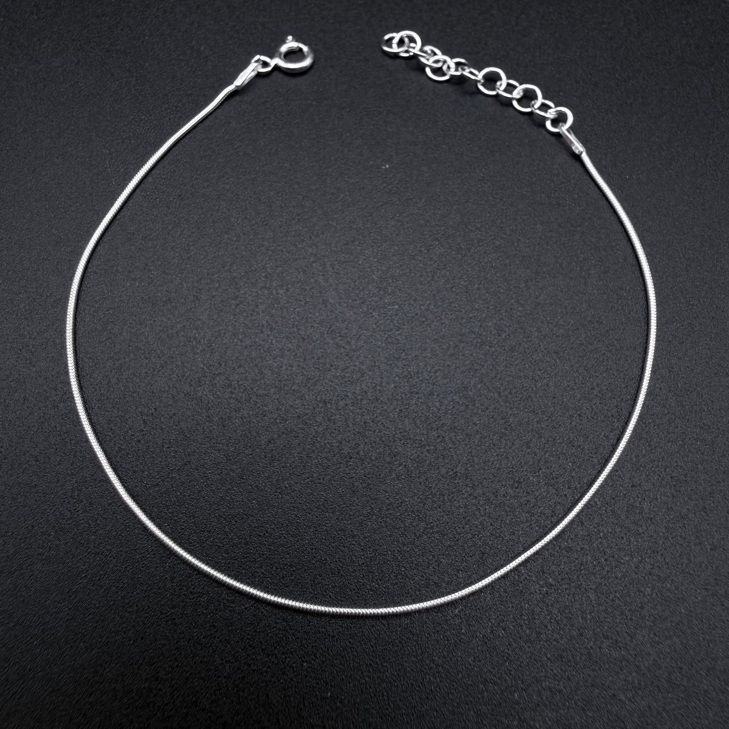 Pulsera Snake Chain 1mm - Plata 925 Italy