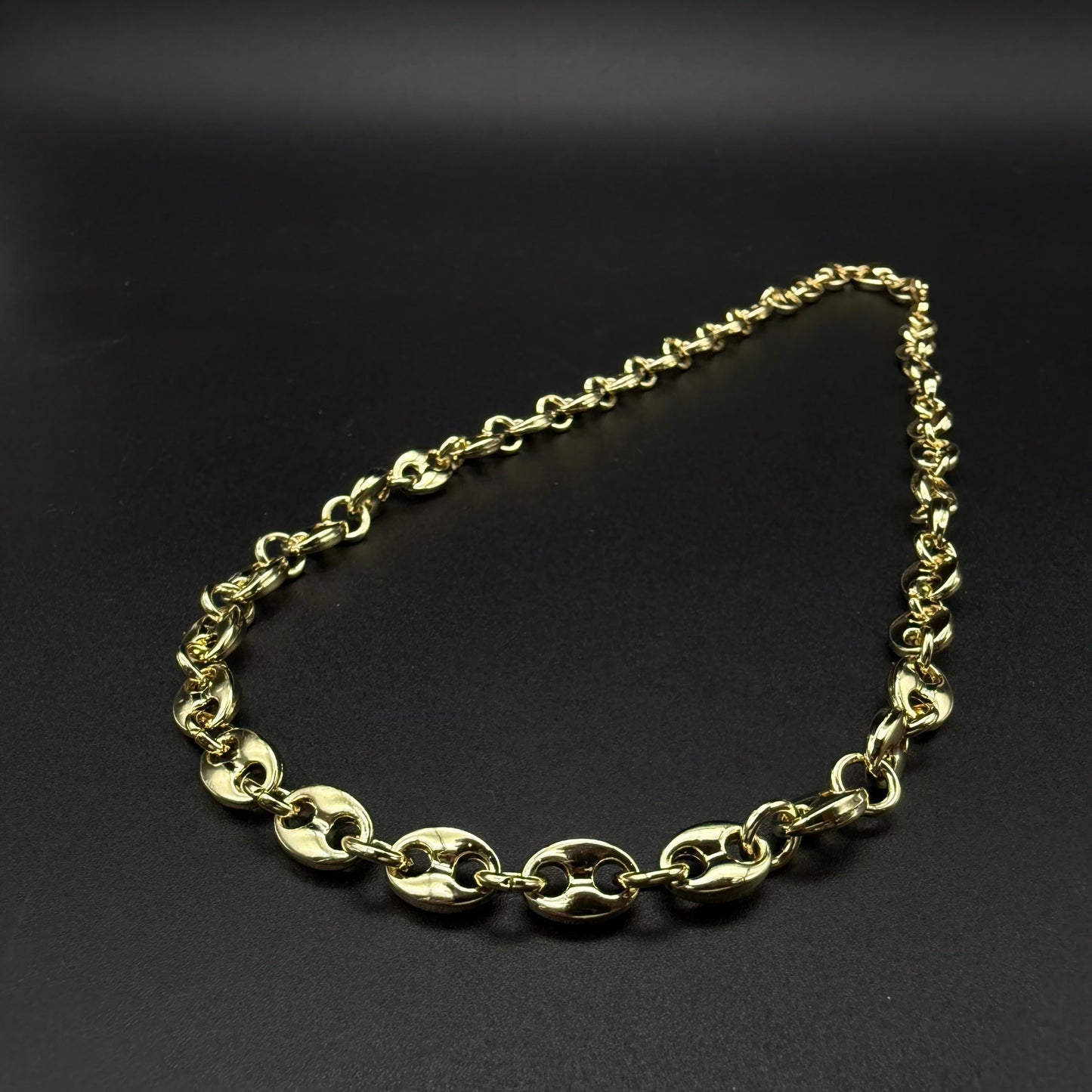 Cadena Gucci Inflada Oro