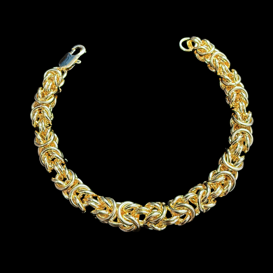 Pulsera Camino del Inca Oro – 8 mm