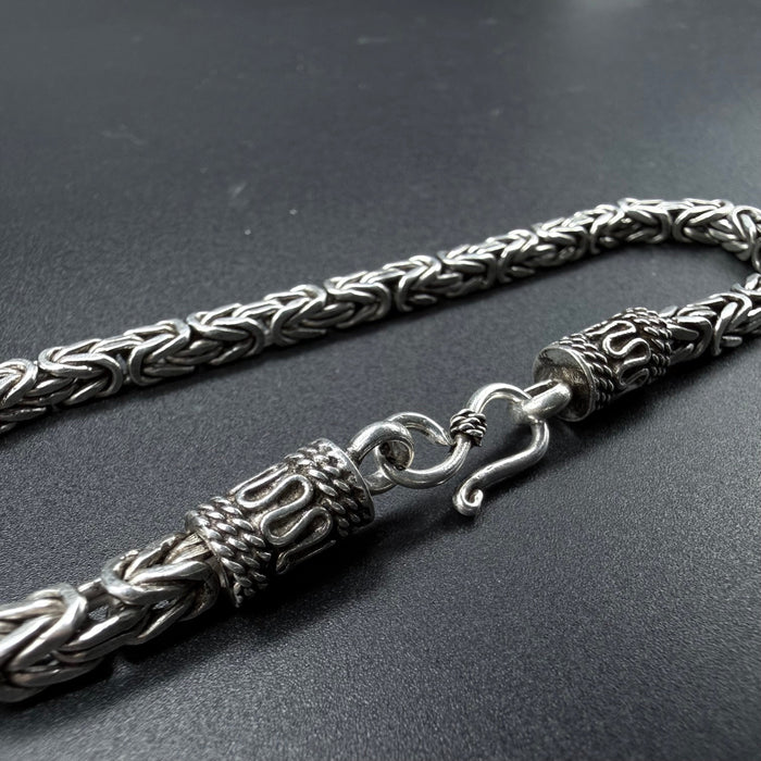 Pulsera Camino del inca 4mm - Plata 925 Italy
