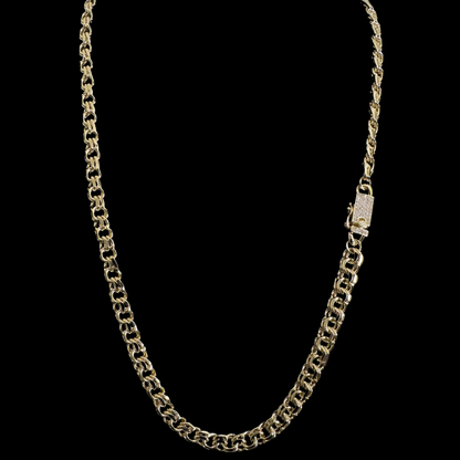 Cadena Doble Rolo Oro – 60 cm