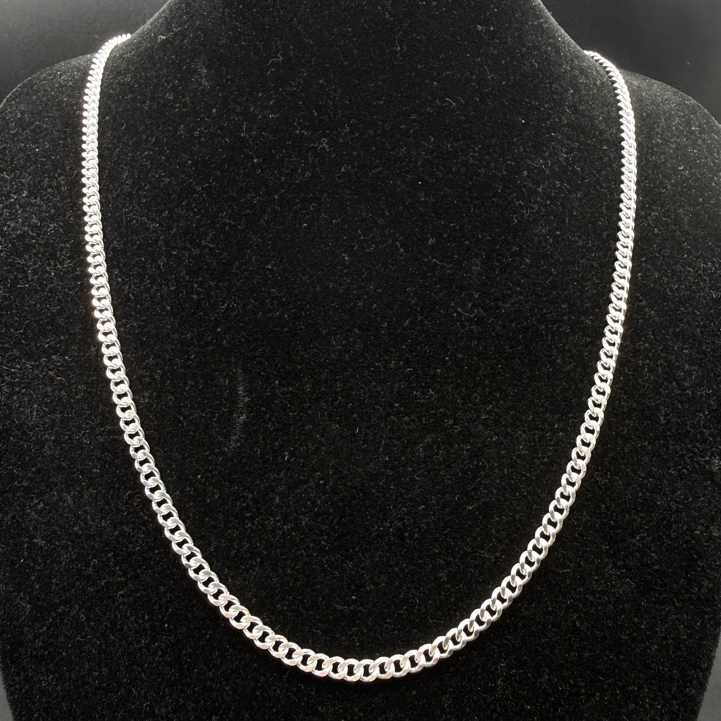 Cadena Cubana Plata 925 - 4mm – Silver Ice 03