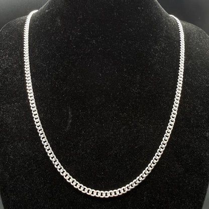 Cadena Cubana Plata 925 - 4mm – Silver Ice 03