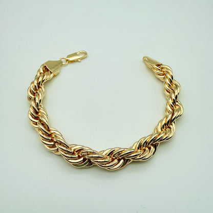 Pulsera Turbillón Oro – 11 mm