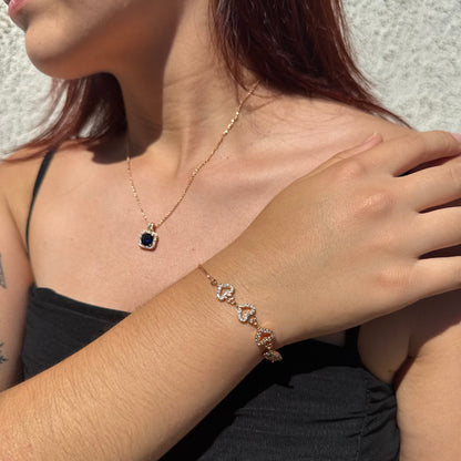 Pulsera Suspiro de Amor - Oro Rosa