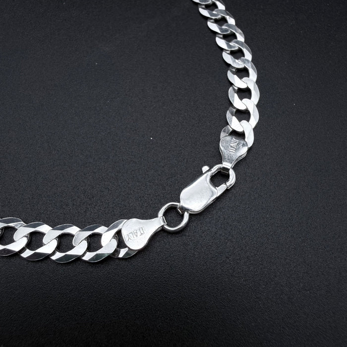 Cadena Cubana 7mm - Plata 925 Italy