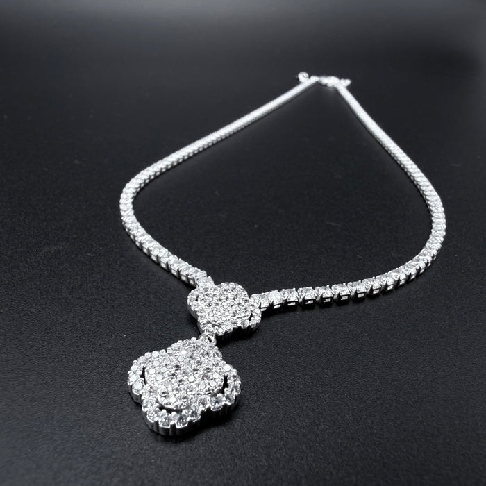 Cadena  Clover Lux con circones