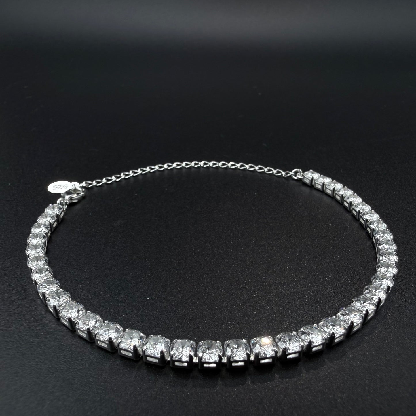 Pulsera Tennis Ajustable Plata 925 - 4,2mm