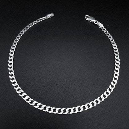 Pulsera Cubana 3mm - Plata 925 Italy