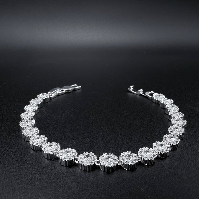 pulsera  Glam circones blancos