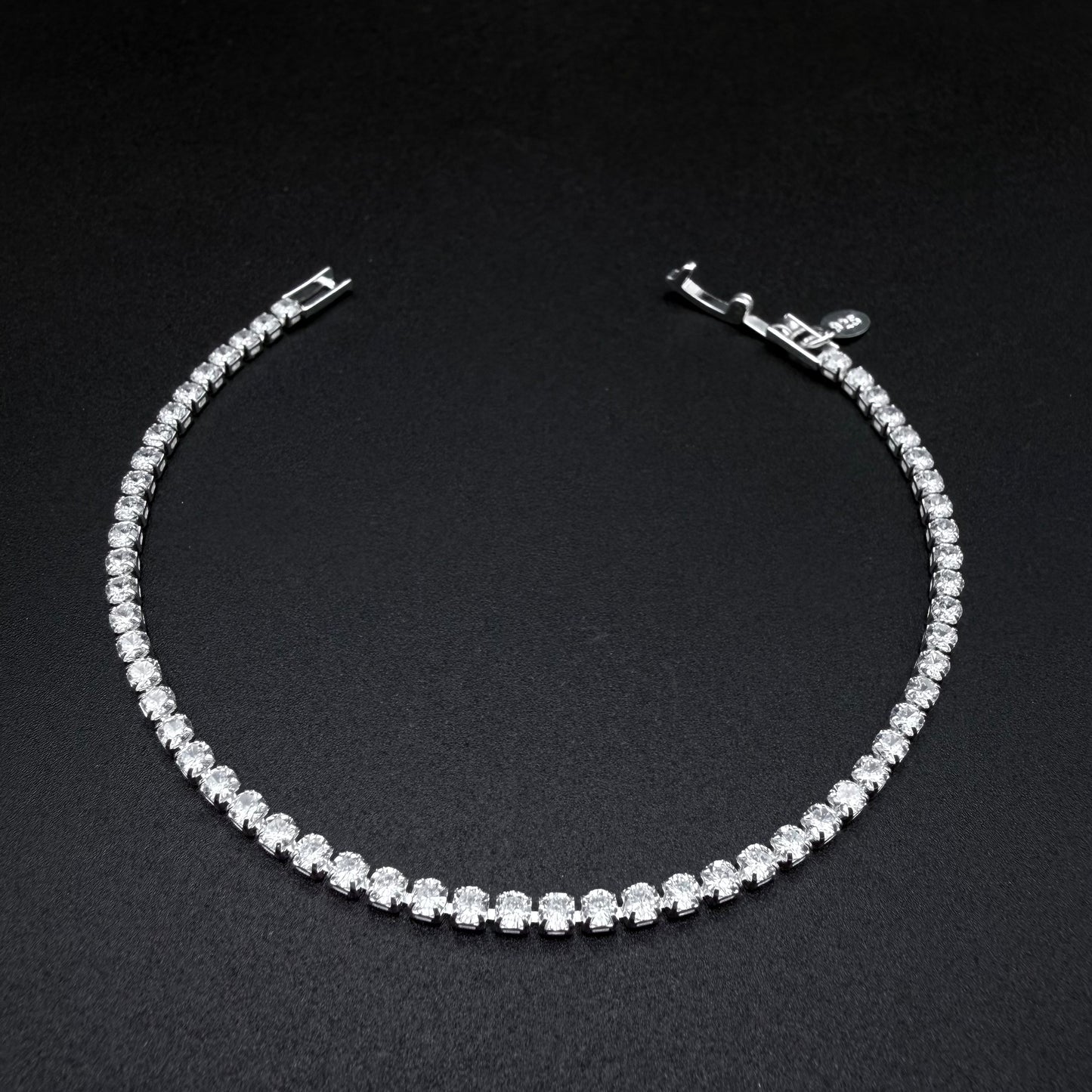 Pulsera Tennis con Circones  2mm