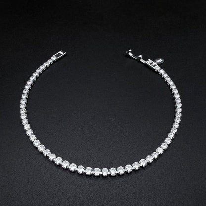Pulsera Tennis con Circones  2mm