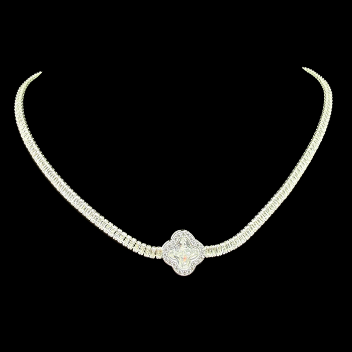 Collar Van Cleef micro circón