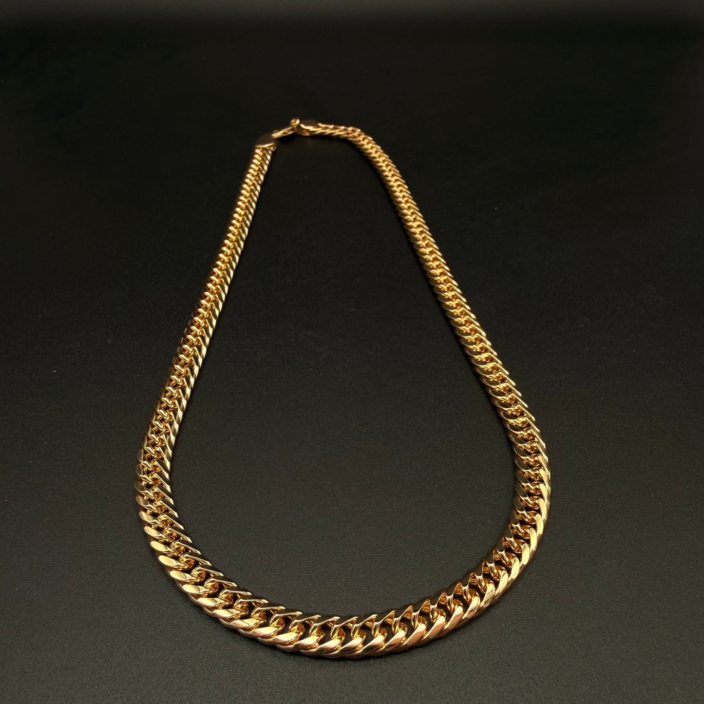 Cadena Doble Cubana Oro – 6 mm