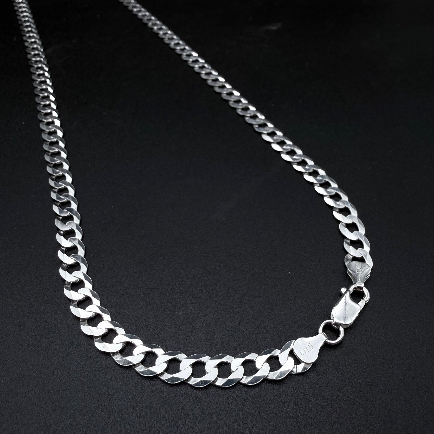 Cadena Cubana 7mm - Plata 925 Italy