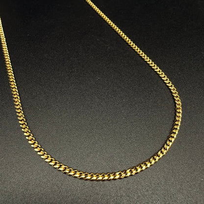 Cadena Cubana Oro – 3 mm