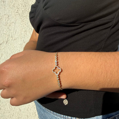 Pulsera Clover Chic oro