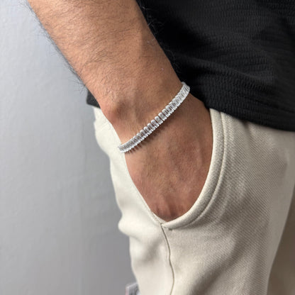 Pulsera Tennis  Rectangular  7mm