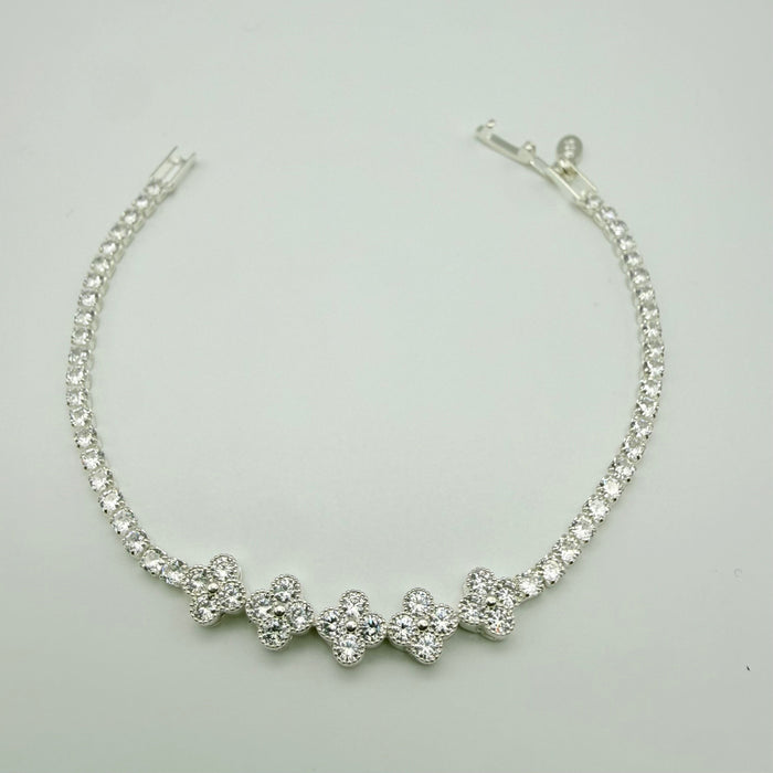 Pulsera Tennis Flores Eternas