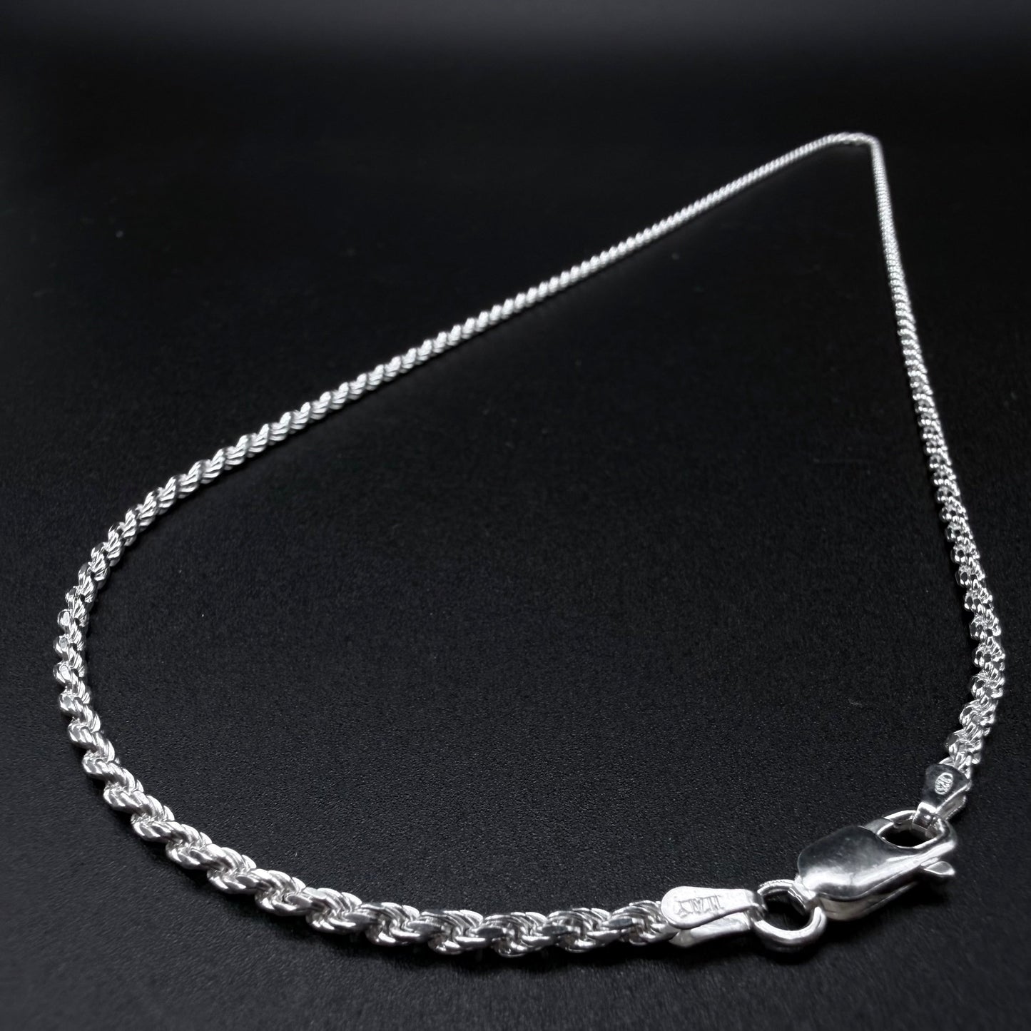 Cadena Turbillon  2mm - Plata 925 Italy