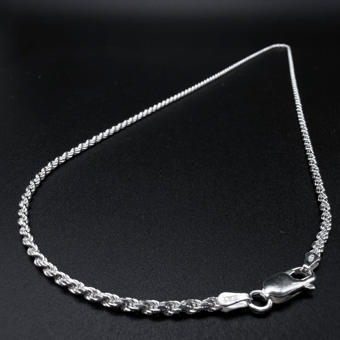 Cadena Turbillon  2mm - Plata 925 Italy