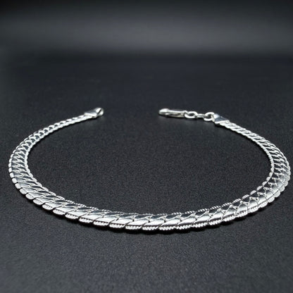 Pulsera Cubana Plata 925 - 4,5 mm