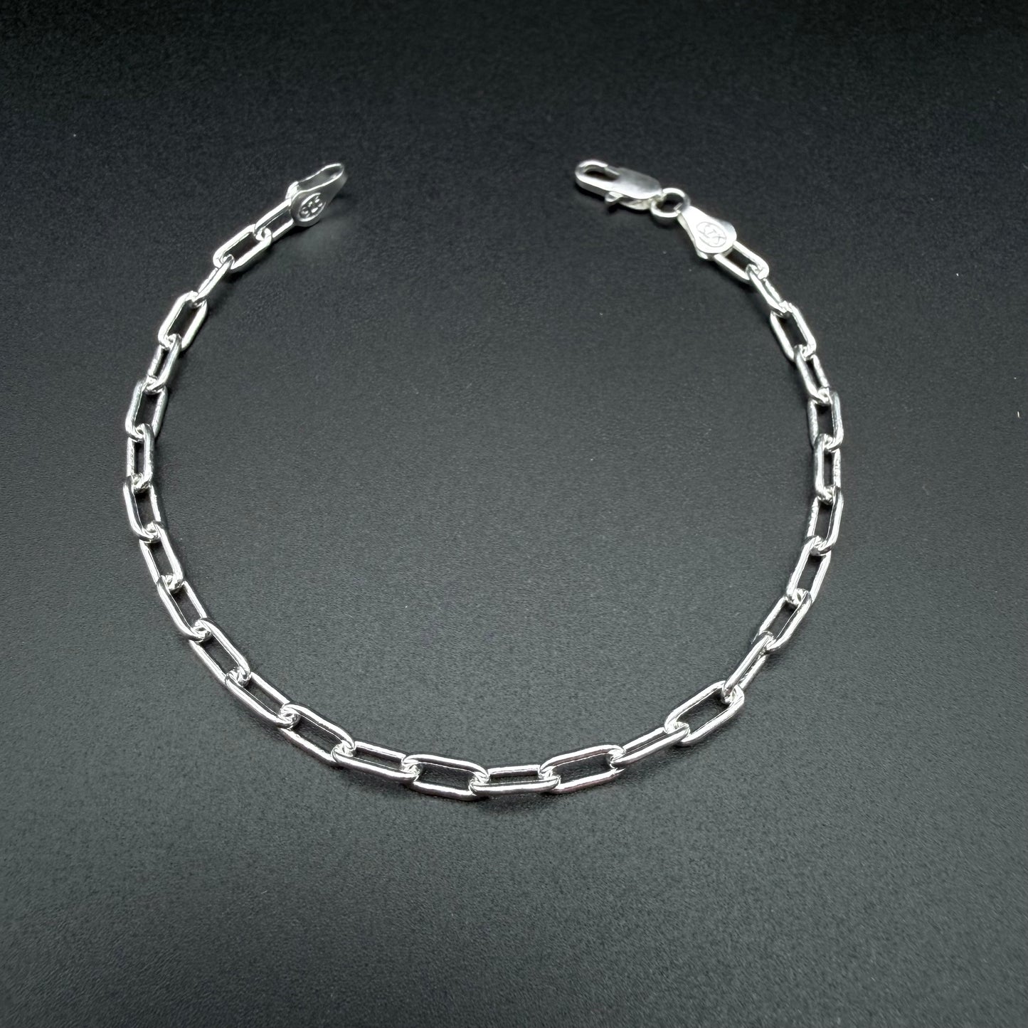 Pulsera Limada Plata 925 - 4mm