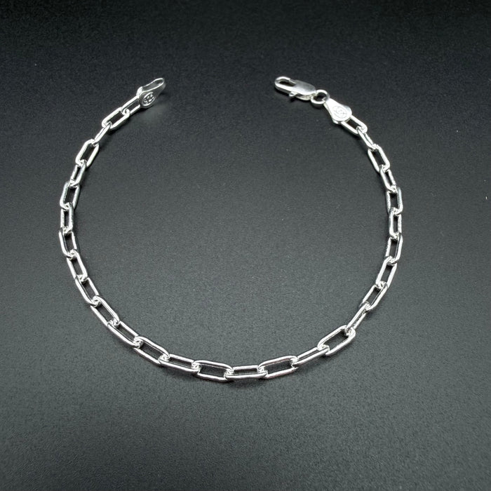 Pulsera Limada Plata 925 - 4mm