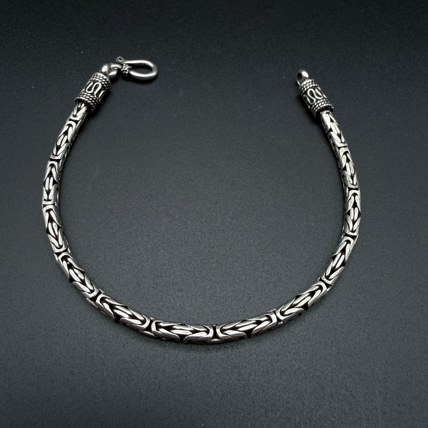 Pulsera Camino del inca 3,5 mm - Plata 925 Italy