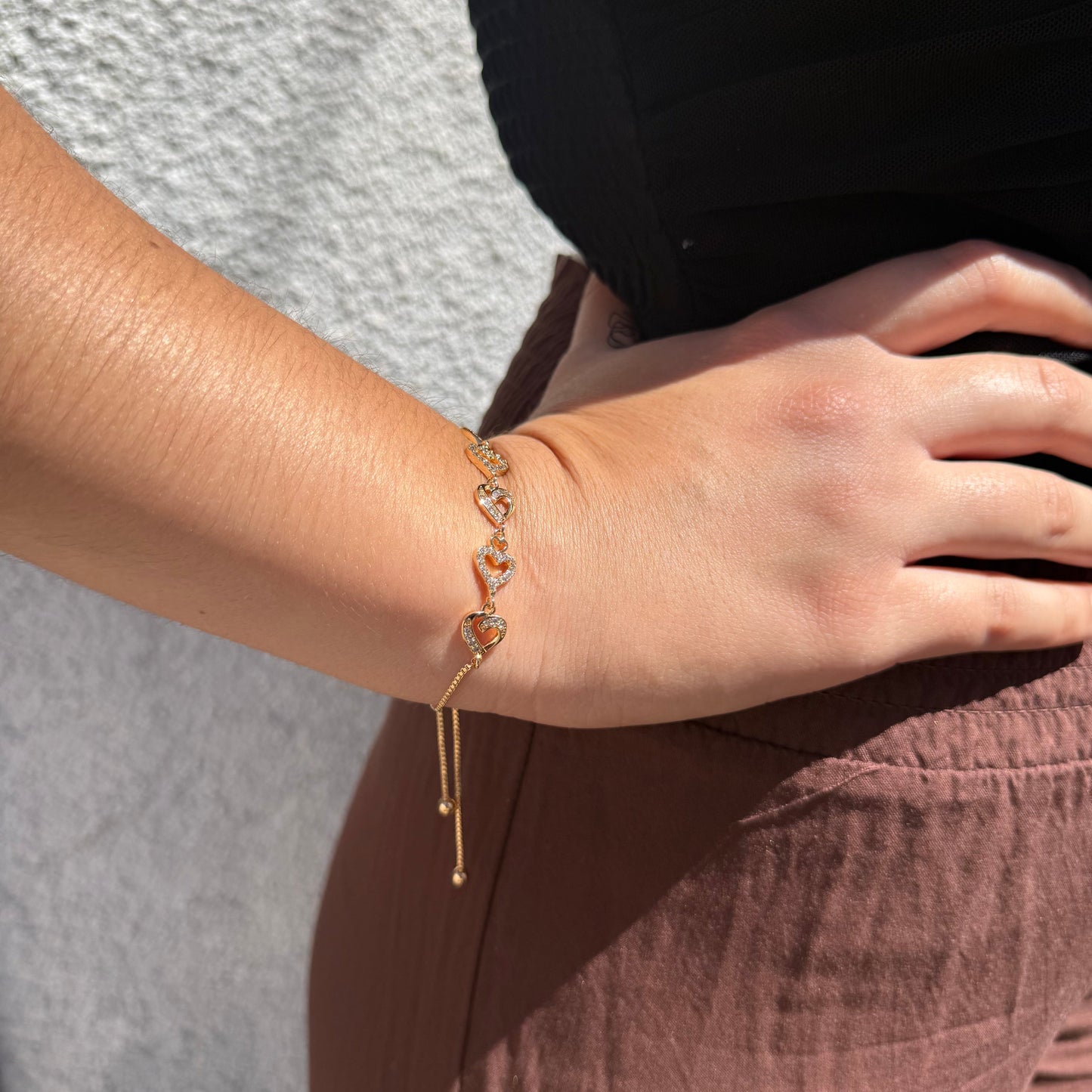 Pulsera Destello de Amor - Oro Rosa