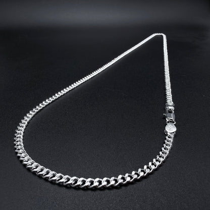 Cadena Cubana Plata 925 - 4mm – Silver Ice 04