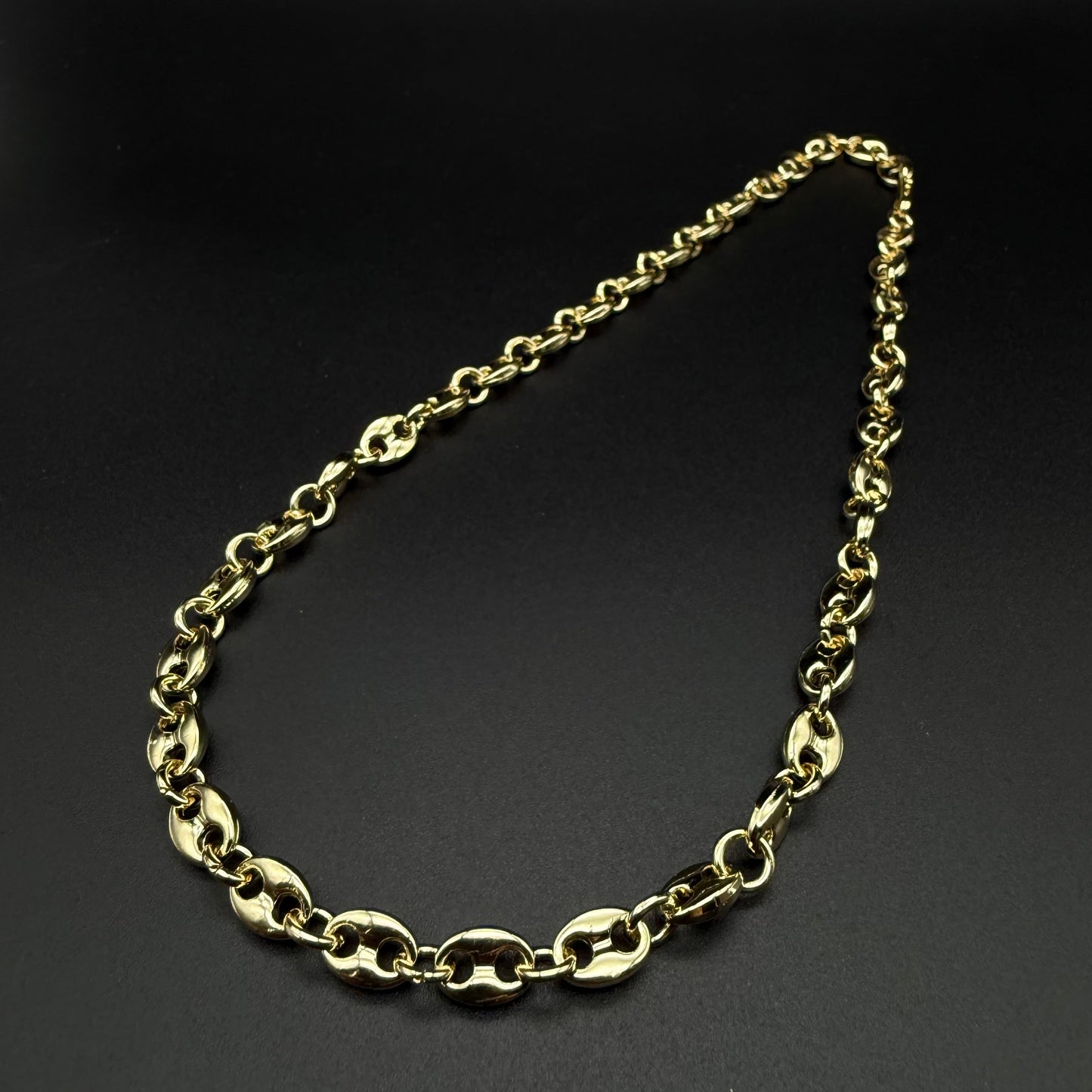 Cadena Gucci Inflada Oro