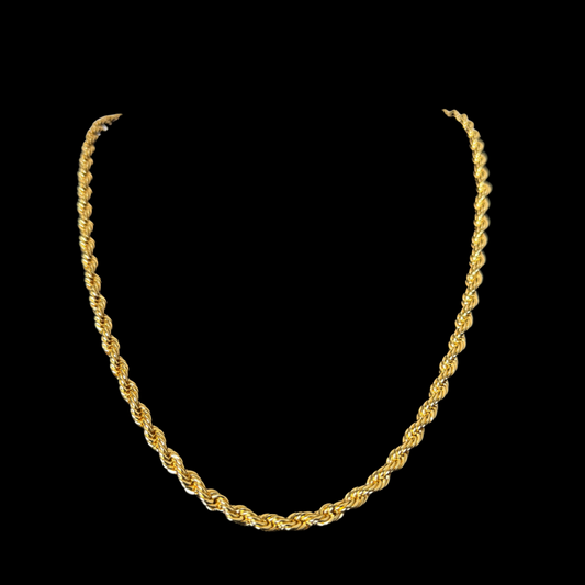Cadena Turbillón Oro – 5 mm