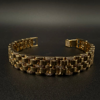 Pulsera Titan Diamond Oro  – 11mm