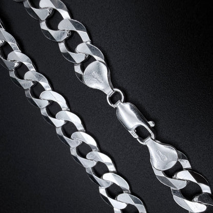 Pulsera Cubana 9mm - Plata 925 Italy