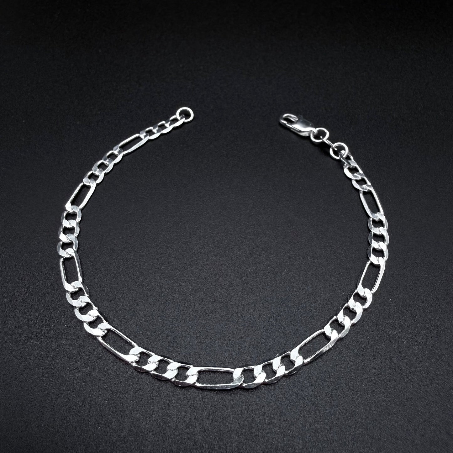 Pulsera Fígaro plana  4mm