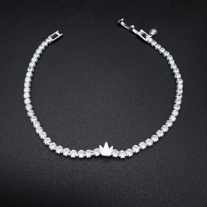 Pulsera Tennis Corona 2mm