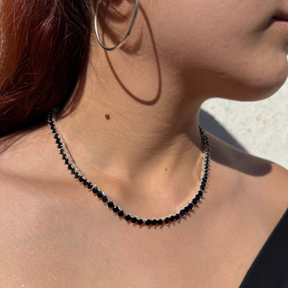 Collar Gotas de Luz circones negros