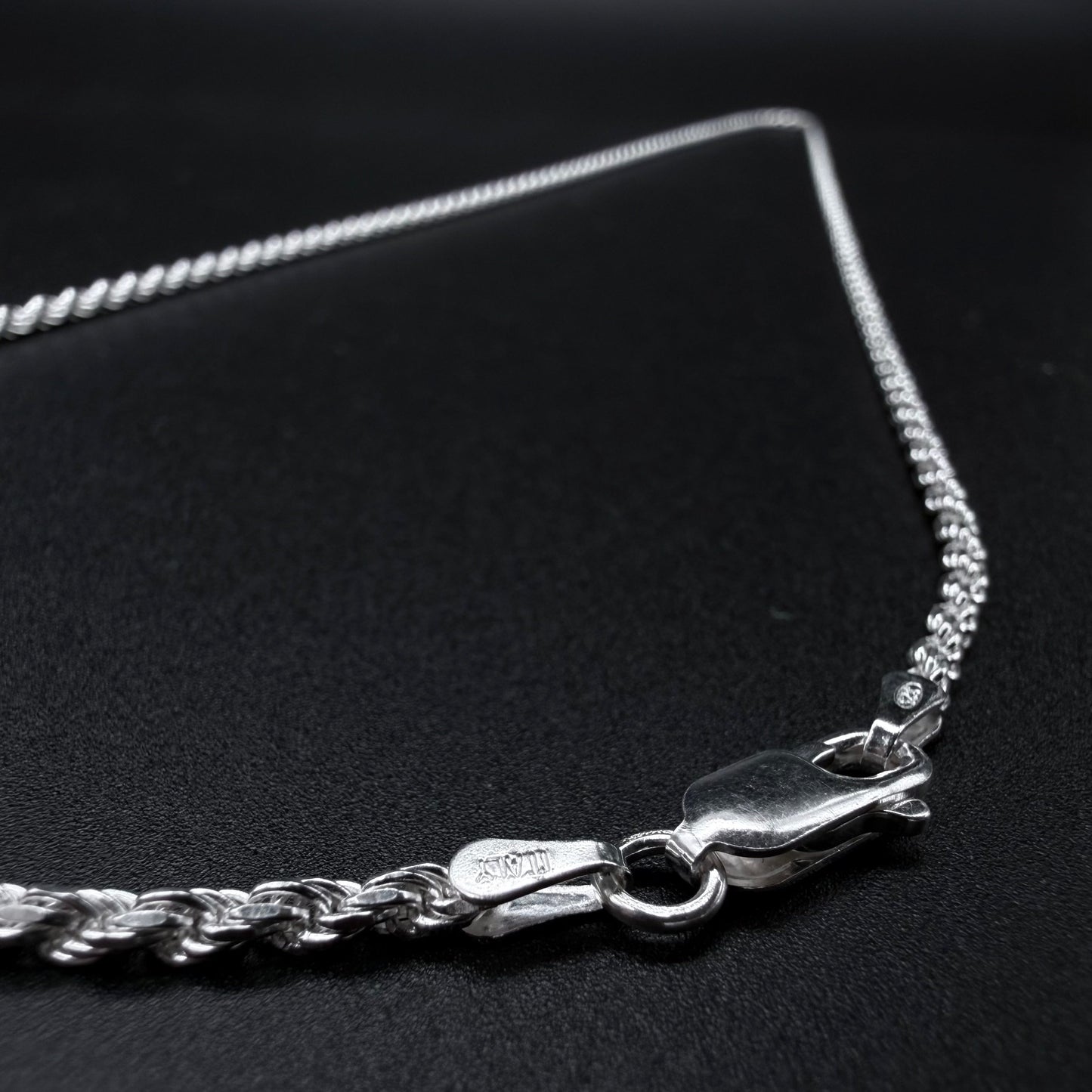 Cadena Turbillon  2mm - Plata 925 Italy