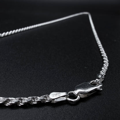 Cadena Turbillon  2mm - Plata 925 Italy
