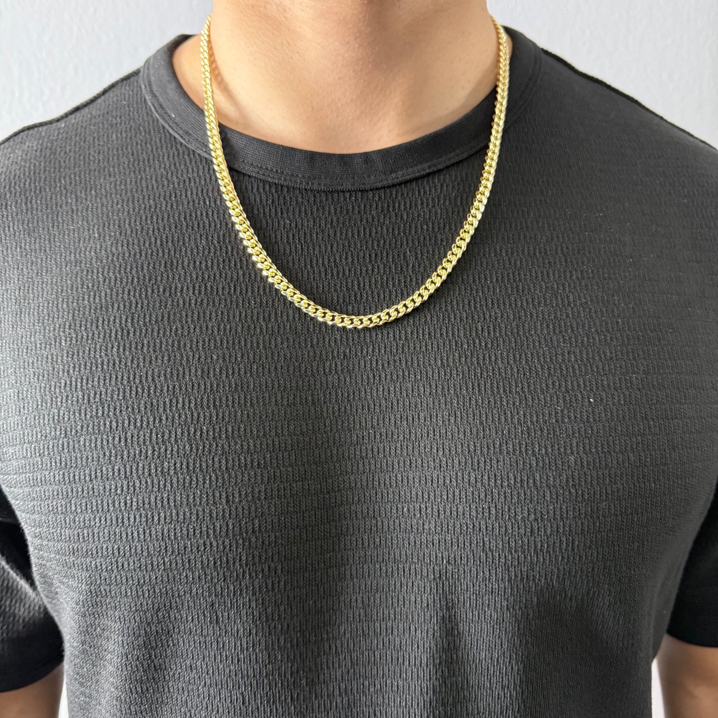 Cadena Cubana Oro – 5 mm