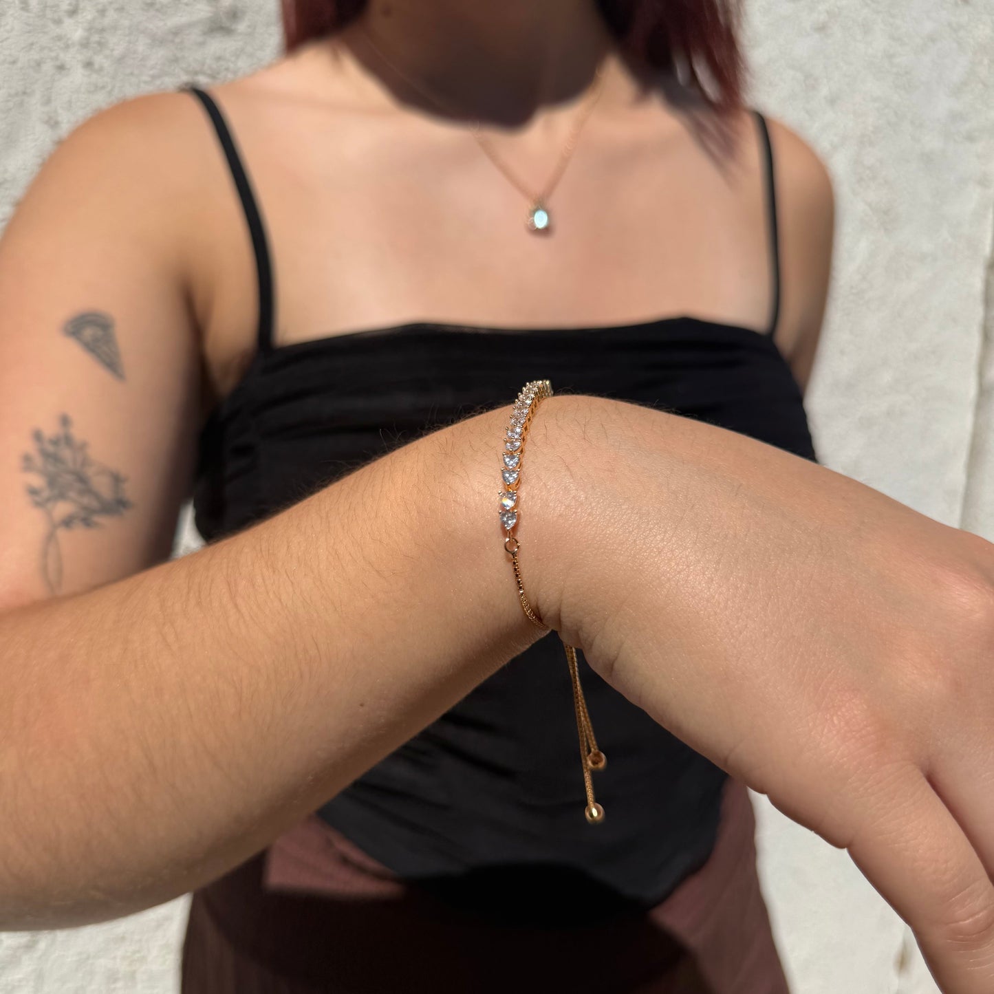 Pulsera Love Line - Oro Rosa