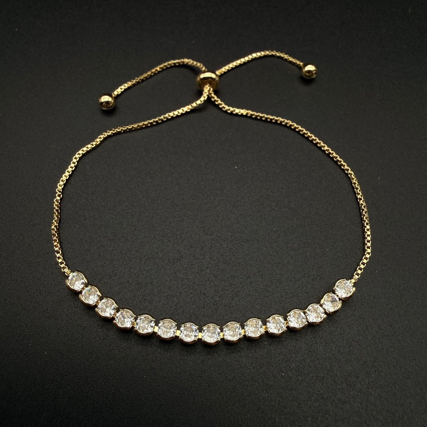 Pulsera Tennis Oro