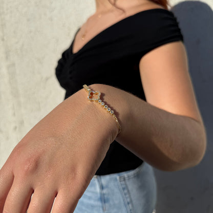 Pulsera Clover Chic oro