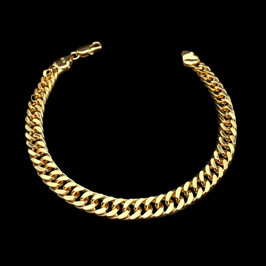 Pulsera Triple Grumet Oro – 6,5 mm