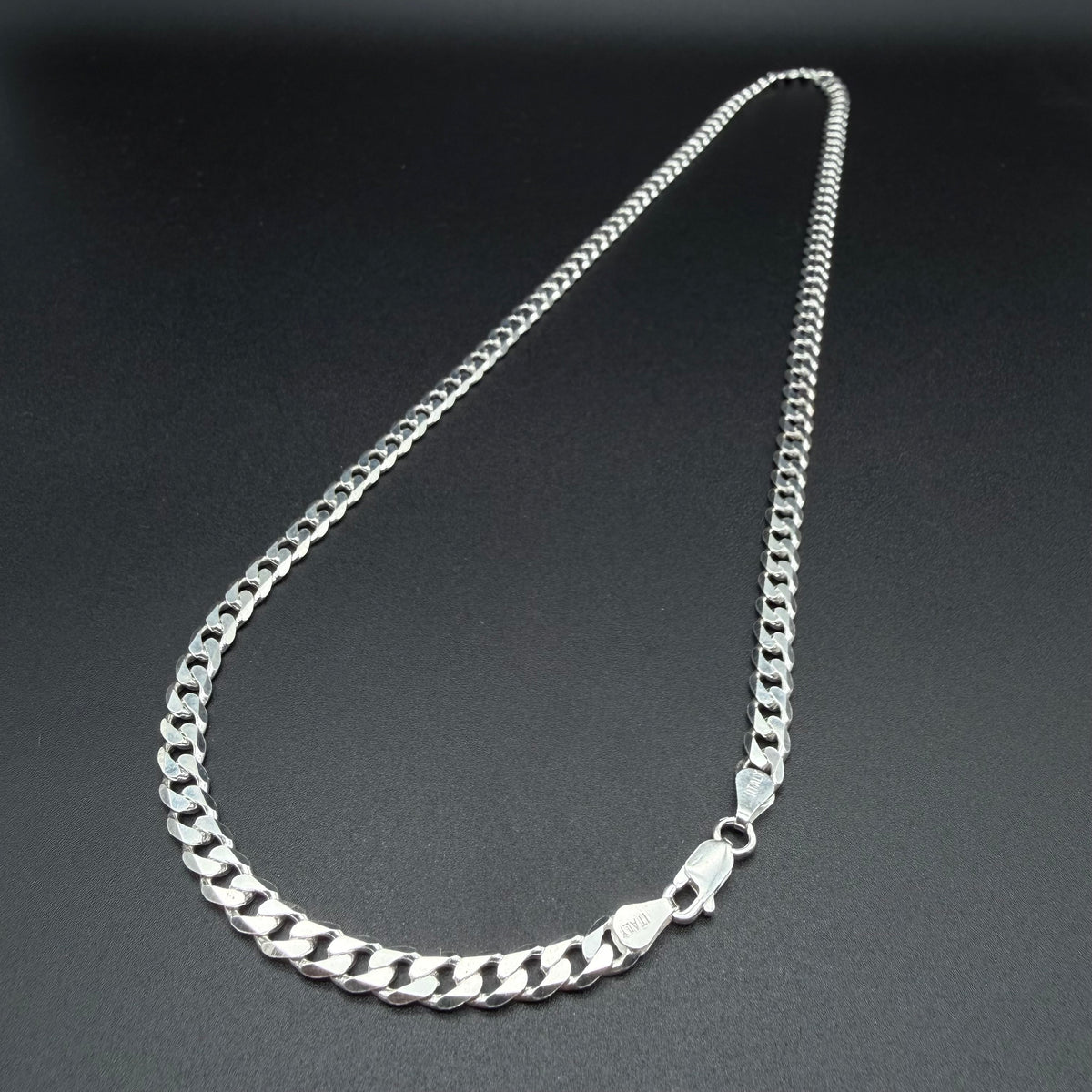 Cadena Cubana 5,5mm - Plata 925 Italy