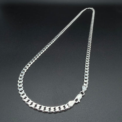 Cadena Cubana 5,5mm - Plata 925 Italy